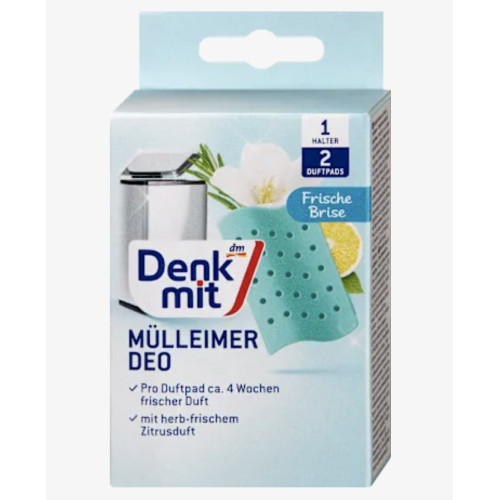 Ароматизатор для сміттєвого відра Denkmit Mülleimer-Deo Frische Brise, 2 змінні ароматичні пластини